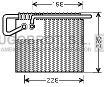 Évaporateur climatisation BUGOBROT 70-MSV397