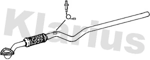 Tuyau d'échappement KLARIUS 150346
