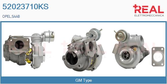 Turbocompresseur, suralimentation REAL 52023710KS