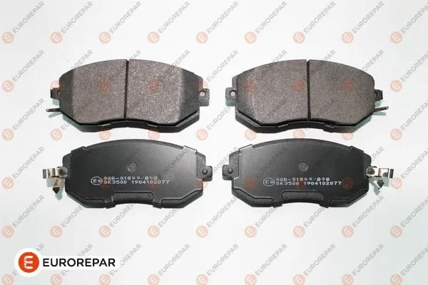 Kit de plaquettes de frein, frein à disque EUROREPAR 1681167980