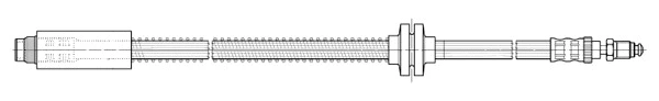 Flexible de frein CEF 511592