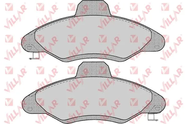 Kit de plaquettes de frein, frein à disque VILLAR 626.0717