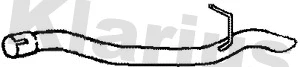 Tuyau d'échappement KLARIUS 110444