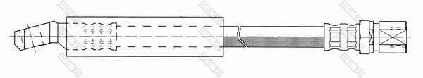 Flexible de frein GIRLING 9004312