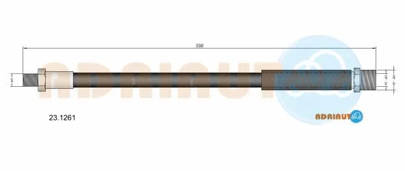 Flexible de frein ADRIAUTO 23.1261