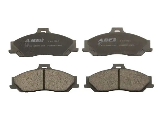 Kit de plaquettes de frein, frein à disque ABE C13048ABE