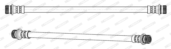 Flexible de frein FERODO FHY2788
