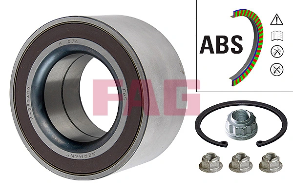 Kit de roulements de roue FAG 713 6683 20