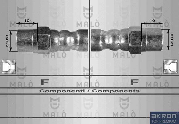 Flexible de frein AKRON-MALÒ 8695