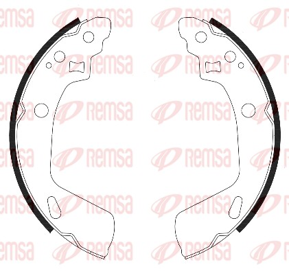 Mâchoire de frein REMSA 4247.00
