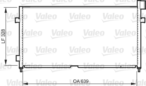 Condenseur, climatisation VALEO 818984