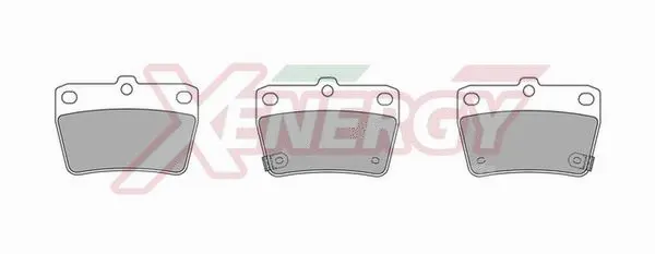 Kit de plaquettes de frein, frein à disque AP XENERGY X40826