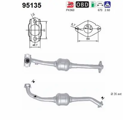 Catalyseur AS 95135