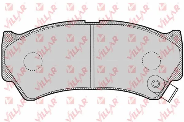 Kit de plaquettes de frein, frein à disque VILLAR 626.0778