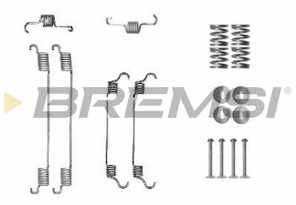 Kit d'accessoires, mâchoire de frein BREMSI SK0034