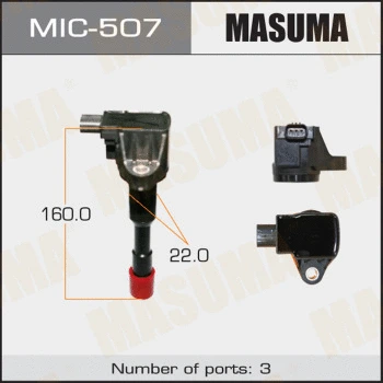 Bobine d'allumage MASUMA MIC-507