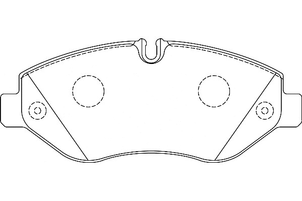 Kit de plaquettes de frein, frein à disque Omnicraft 2134982
