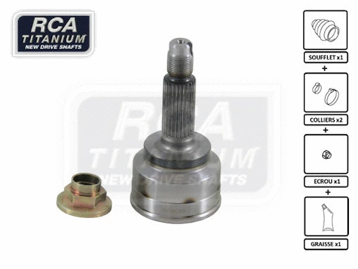 Jeu de joints, arbre de transmission RCA FRANCE MA24