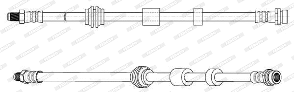 Flexible de frein FERODO FHY2732