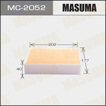 Filtre, air de l'habitacle MASUMA MC-2052