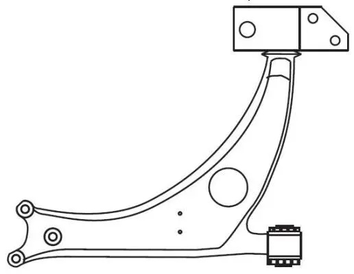 Bras de liaison, suspension de roue FRAP F4524