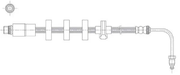 Flexible de frein Technika 43538