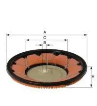 Filtre à air UNIFLUX FILTERS XA43