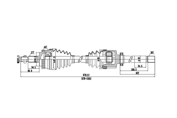 Arbre de transmission DYNAMATRIX DDS250019