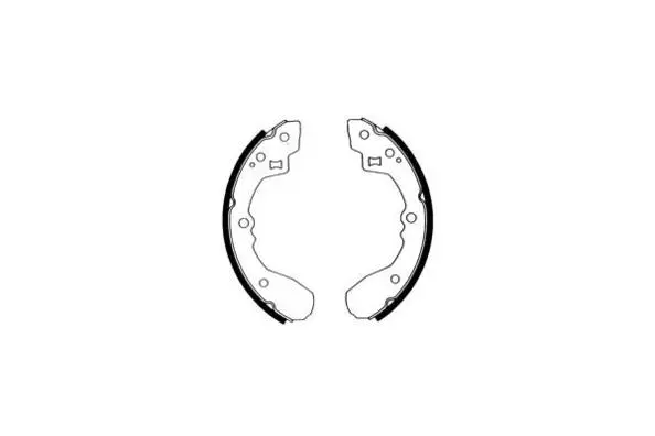 Jeu de mâchoires de frein E.T.F. 09-0332