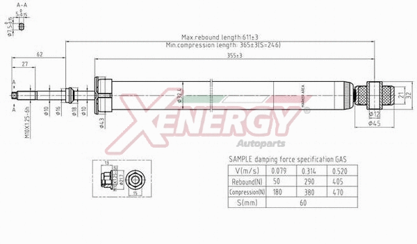 Amortisseur AP XENERGY X032342