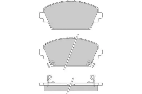 Kit de plaquettes de frein, frein à disque E.T.F. 12-0870
