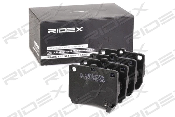 Kit de plaquettes de frein, frein à disque RIDEX 402B1012