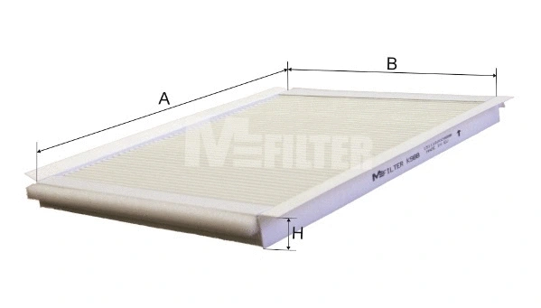 Filtre, air de l'habitacle MFILTER K 988