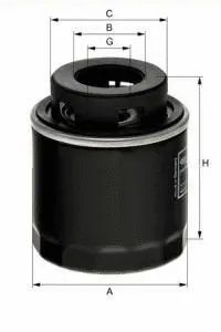 Filtre à huile UNIFLUX FILTERS XO479