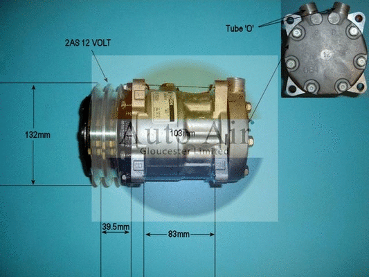 Compresseur, climatisation AUTO AIR GLOUCESTER 14-7929
