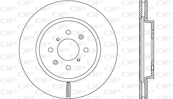 Disque de frein OPEN PARTS BDA2659.20