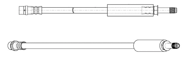 Flexible de frein CEF 512772