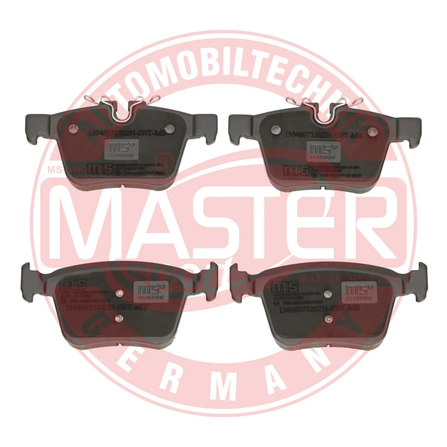 Kit de plaquettes de frein, frein à disque MASTER-SPORT GERMANY 13046073262N-SET-MS