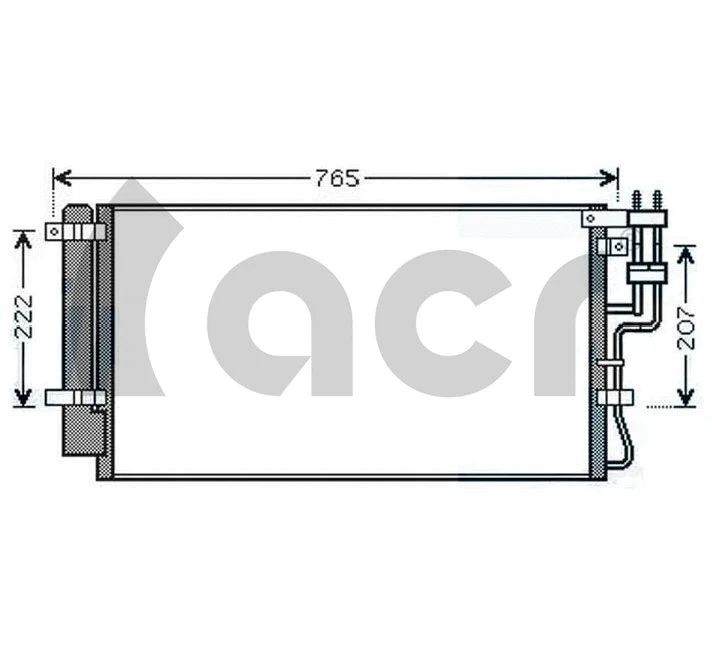 Condenseur, climatisation ACR 300708