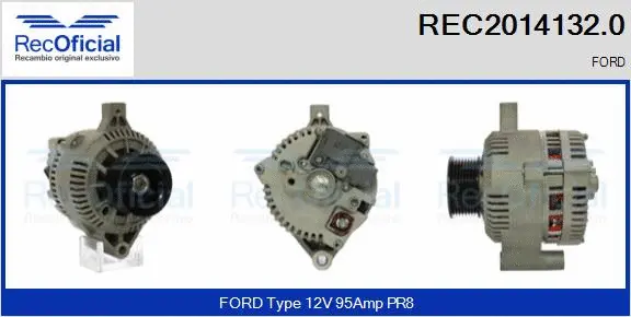 Alternateur RECOFICIAL REC2014132.0