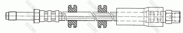 Flexible de frein GIRLING 9002446