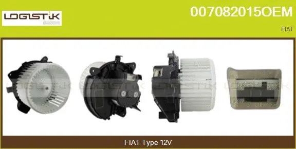 Pulseur d'air habitacle LGK 007082015OEM