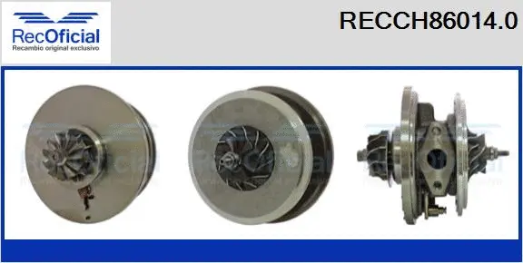 Groupe carter, turbocompresseur RECOFICIAL RECCH86014.0
