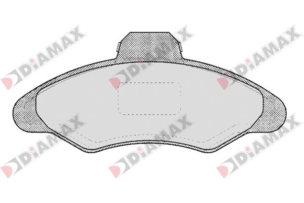 Kit de plaquettes de frein, frein à disque DIAMAX N09142