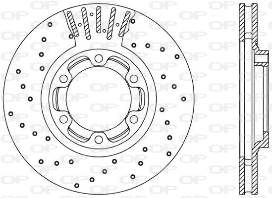 Disque de frein OPEN PARTS BDRS2122.25