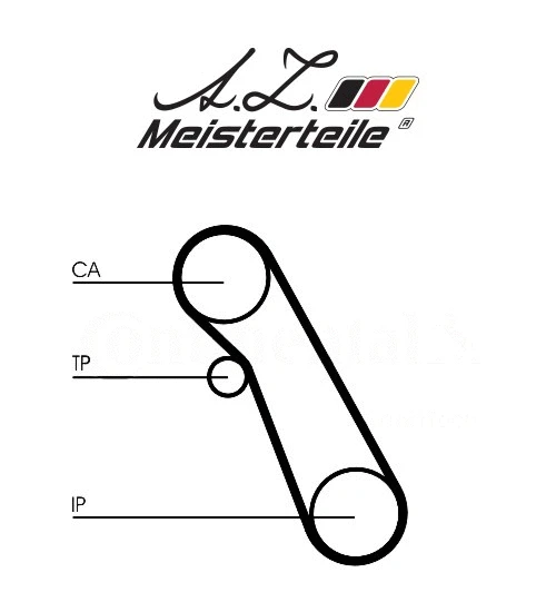 Kit de courroie crantée A.Z. Meisterteile AZMT-30-058-2073