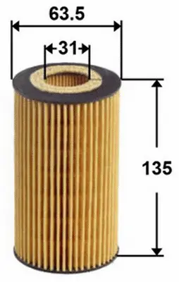 Filtre à huile Azumi OE31019