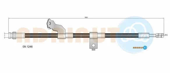 Flexible de frein ADRIAUTO 09.1246