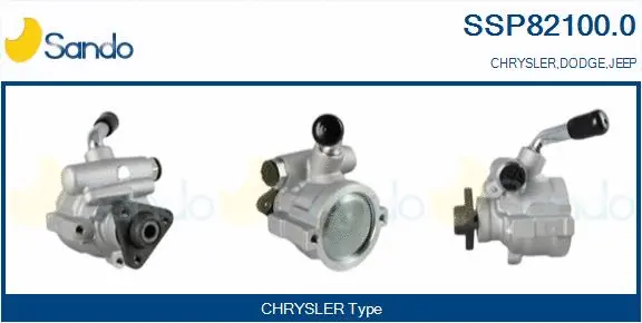 Pompe hydraulique, direction SANDO SSP82100.0