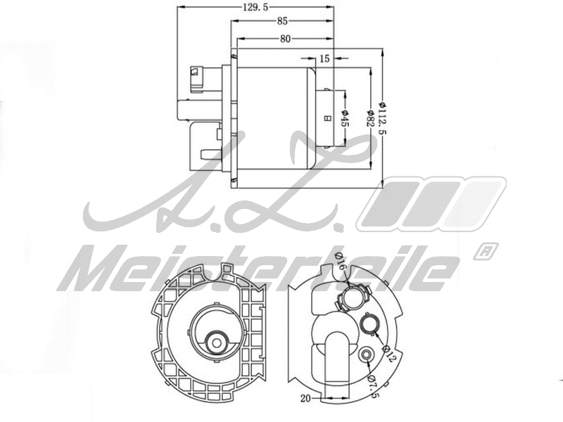 Filtre à carburant A.Z. Meisterteile AZMT-41-020-1467